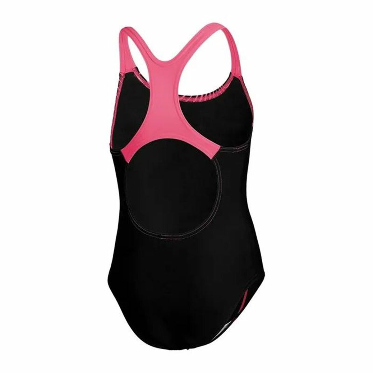 Badeanzug für Mädchen Speedo Medalist Schwarz